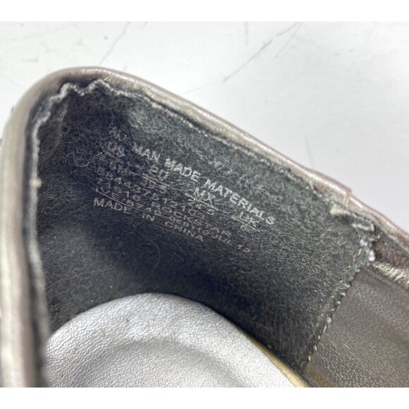 Bongo Silver Champagne Sequin Platform Heels 7.5 Disco Clubbing Formal Party - Picture 13 of 14